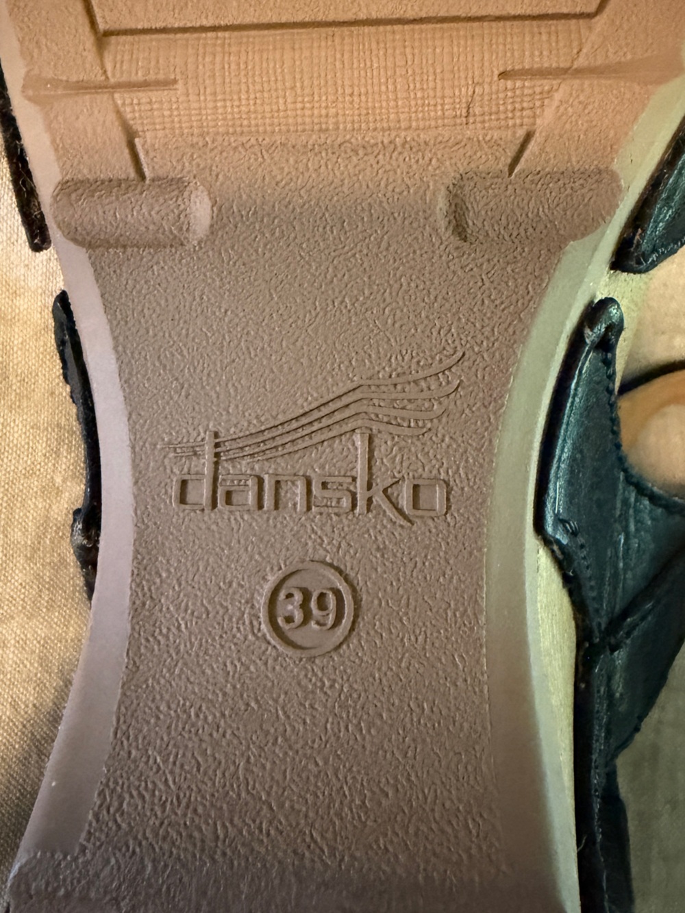 Dansko Black Tiffani Wedge Pump - Picture 7 of 7